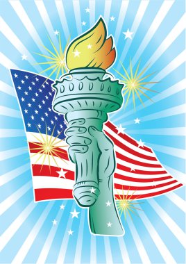 Hand of Liberty clipart