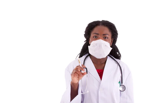 The young black doctor — Stock Photo, Image