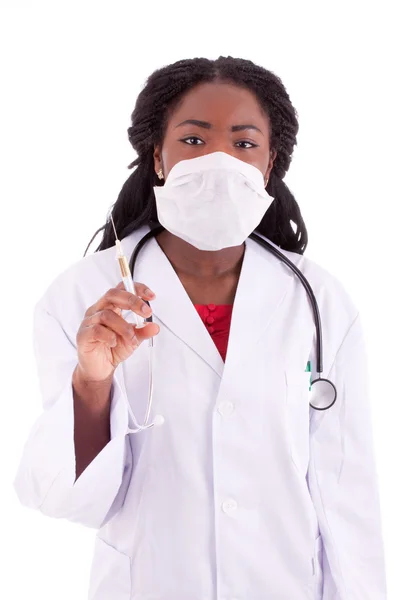 The young black doctor — Stock Photo, Image