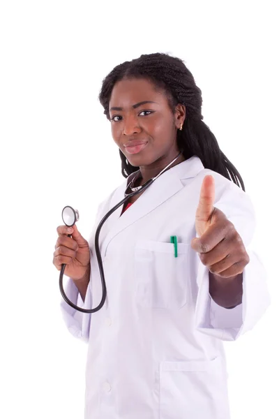 Młody lekarz czarny — Zdjęcie stockowe