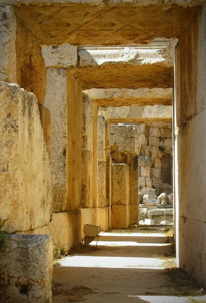 stock image Corridor of old lock in Lebanon