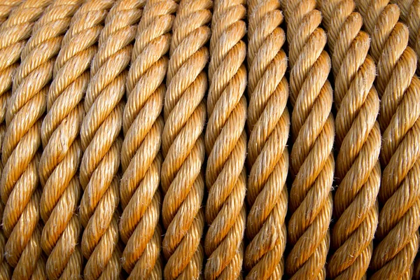 Мотузка на човні — стокове фото