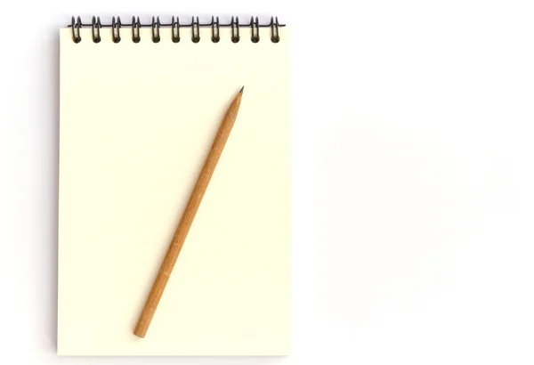 Note and pencil — Stock Photo, Image