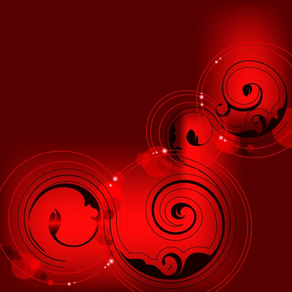 stock vector Red abstract background