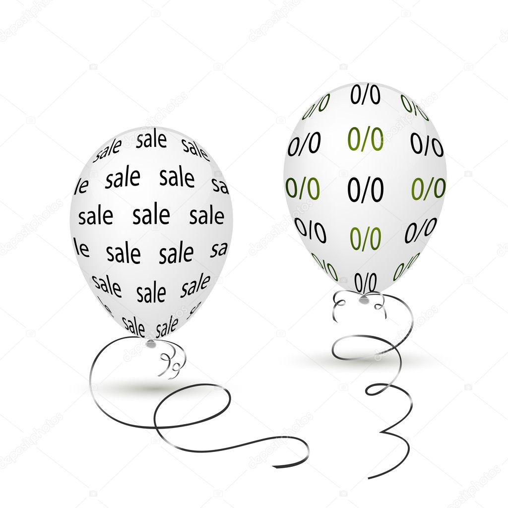 White balloons Stock Vector Image by ©mika_48 5896837