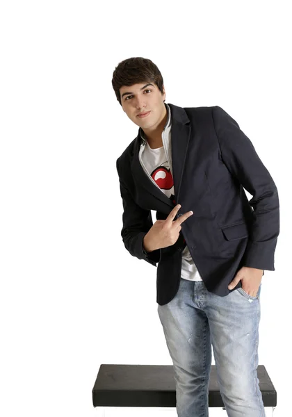 stock image Young male in studio