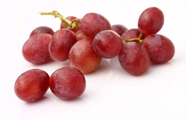 Isolated fruits - red grapes — Stock Photo, Image