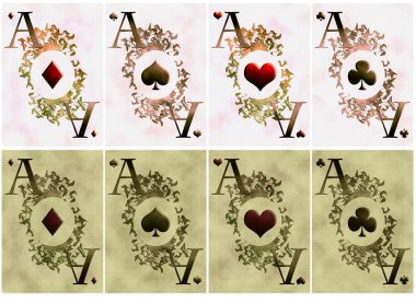 iki değişik kart as