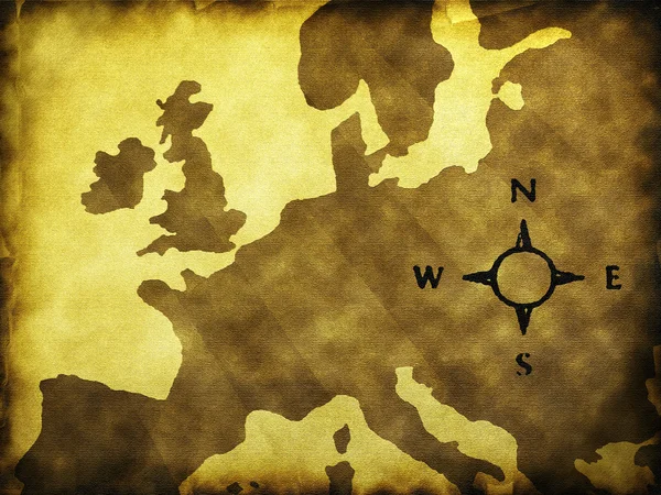 Carte de l'Europe — Photo