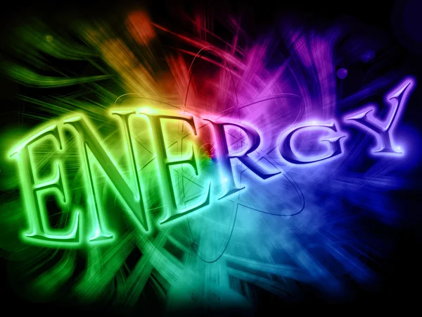 La palabra ENERGÍA — Foto de Stock