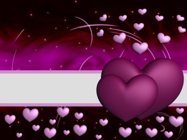 Pink Hearts clipart