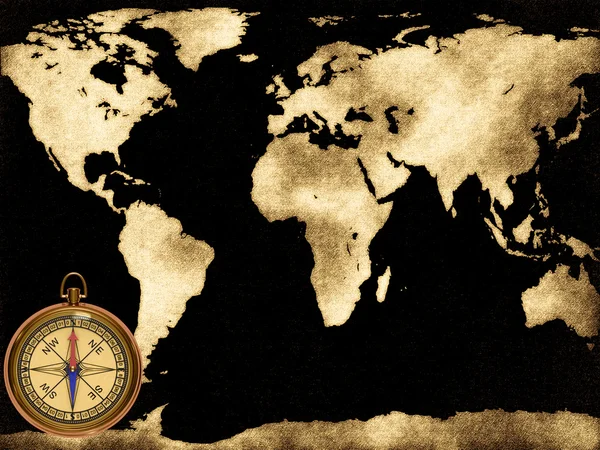 Παγκόσμιος Χάρτης — Φωτογραφία Αρχείου