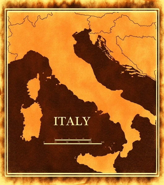 Italia Mapa — Foto de Stock