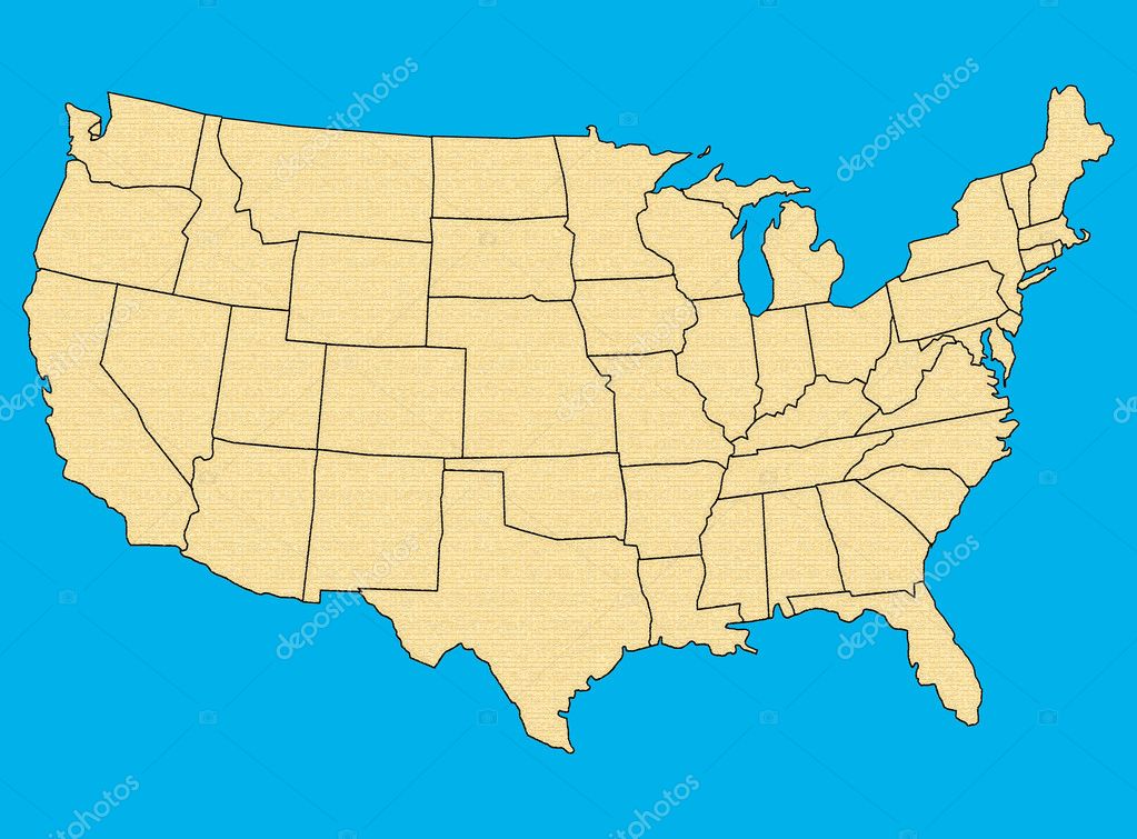 USA map — Stock Photo © lina0486 6605689