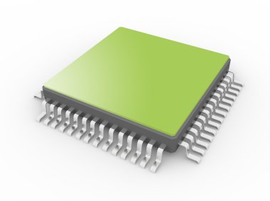 Processor 3D clipart