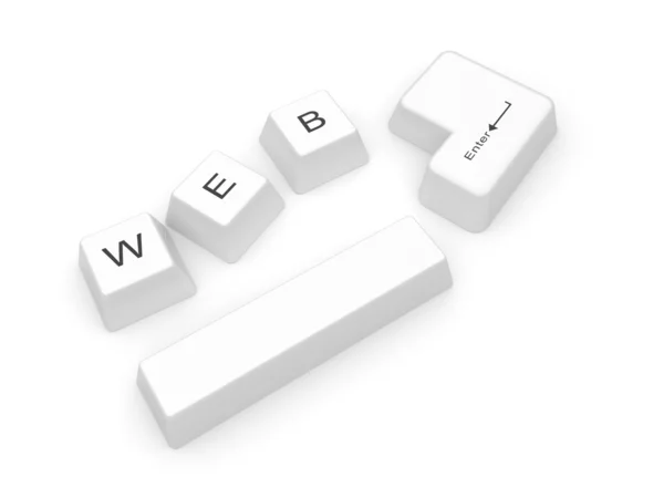 Web keys — Stock Photo, Image