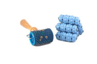 beyaz izole masaj aracı
