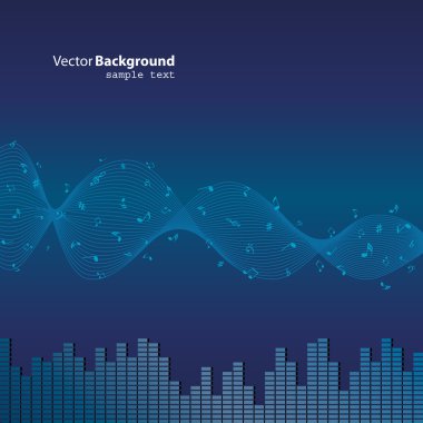 Music background clipart