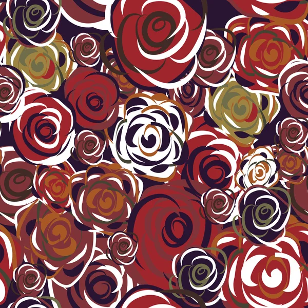 Fond avec des roses — Image vectorielle