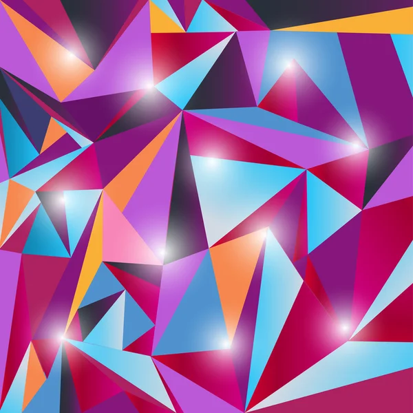 Vícebarevná trojúhelník textura — Stockový vektor