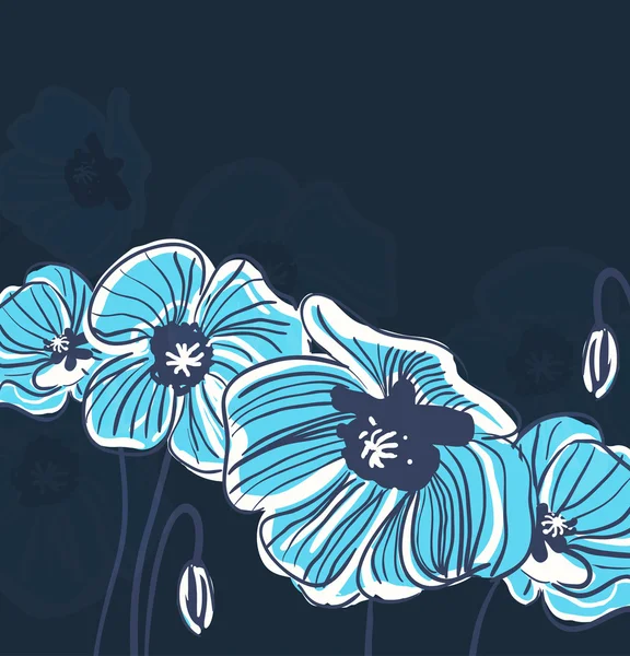 Bleu fond élégance — Image vectorielle