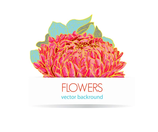 Abstraktes florales Backgtound — Stockvektor