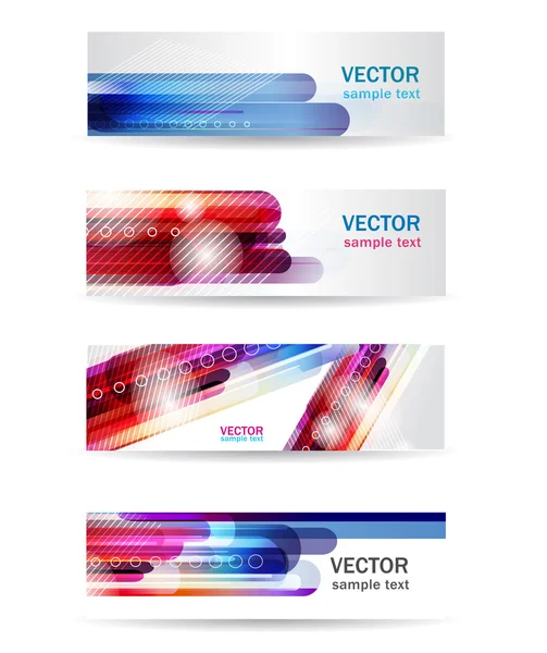 Bannere vectoriale abstracte — Vector de stoc