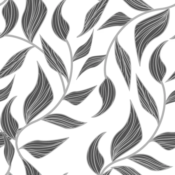 Blätter zeichnen — Stockvektor