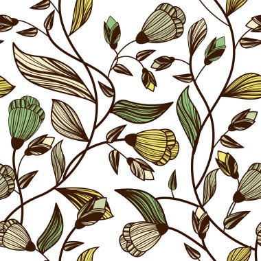 Floral background clipart