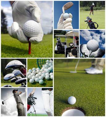 Golf concept clipart