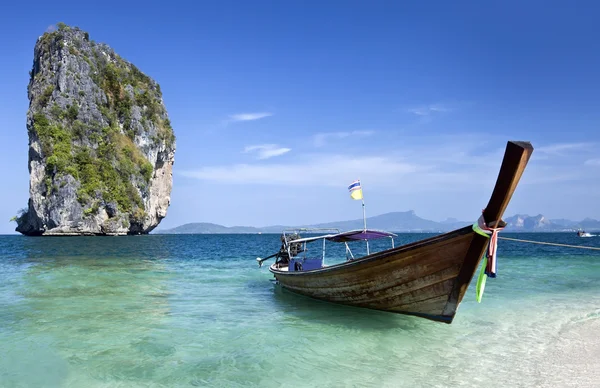 stock image Long tail boat in Thailand