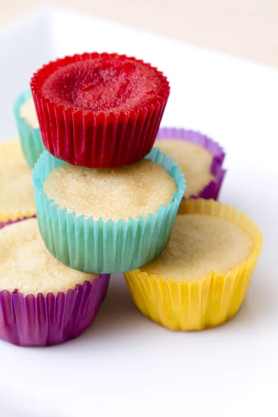 Prato de cupcakes — Fotografia de Stock