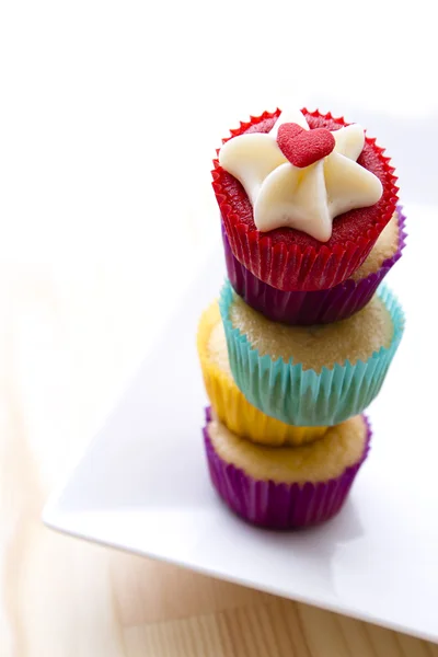 Toren van cupcakes — Stok fotoğraf