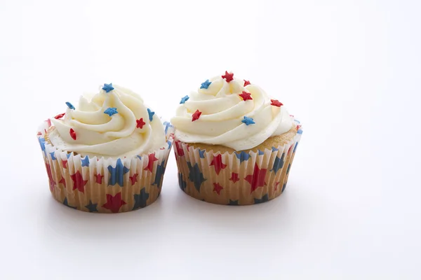 愛国的なカップケーキ — ストック写真