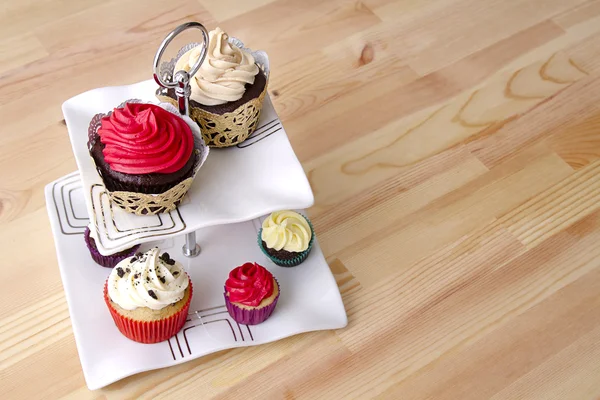 Amostra de cupcakes — Fotografia de Stock