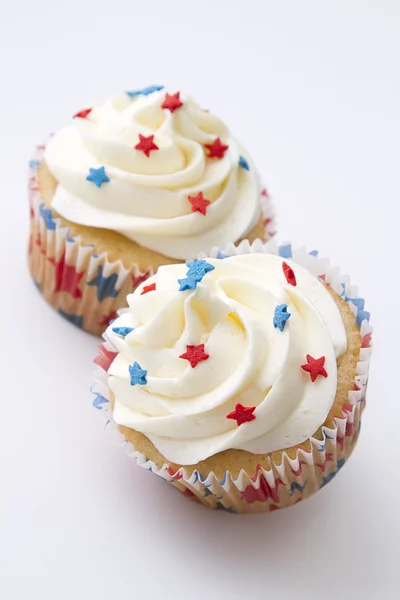 Patriotic cupcake — Zdjęcie stockowe