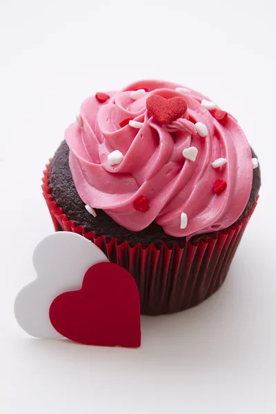 Valentijn cupcake — Stockfoto