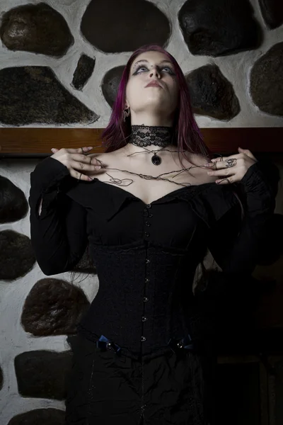 Goth witch — Stock Photo, Image