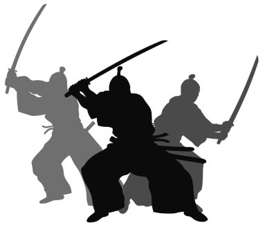 Samurai clipart