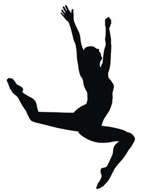 Rhythmic gymnastic clipart