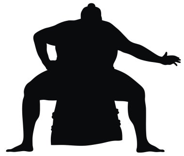 Sumo wrestler clipart