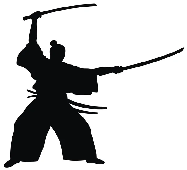 Samurai — Stock Vector
