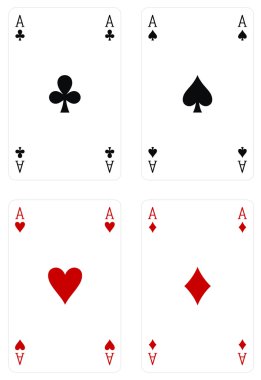 Cards aces clipart