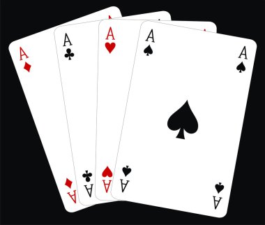 Cards aces clipart