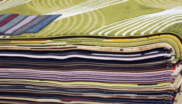 Образцы ковровых покрытий — стоковое фото