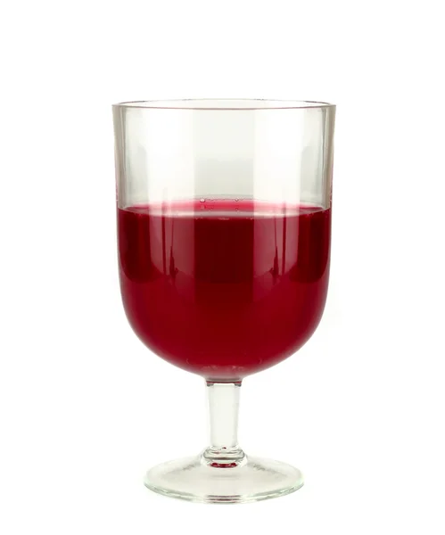 Bicchiere con vino rosso — Foto Stock