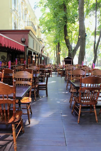 stock image Street cafe in the morning