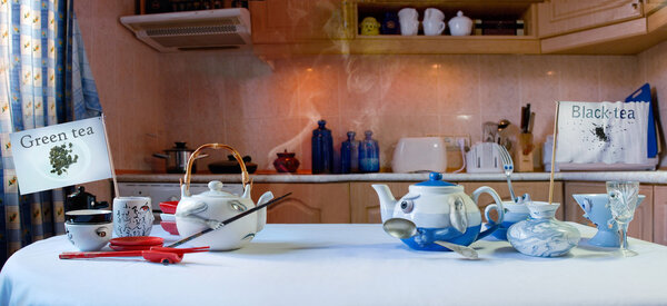 Black tea vs. green tea