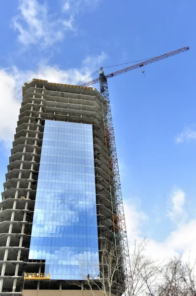 stock image Unfinished building construction