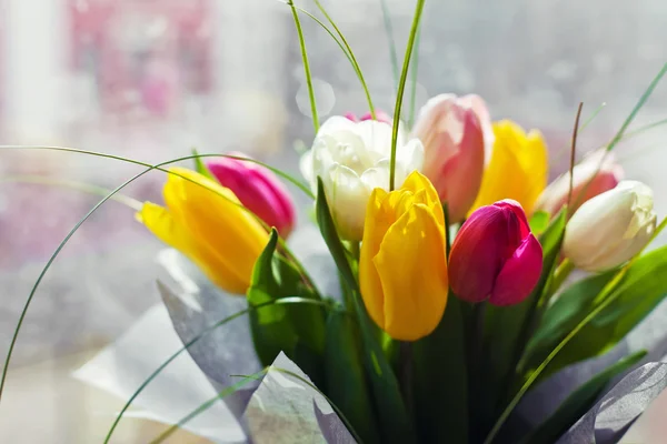 Buquê de tulipas Fotografias De Stock Royalty-Free